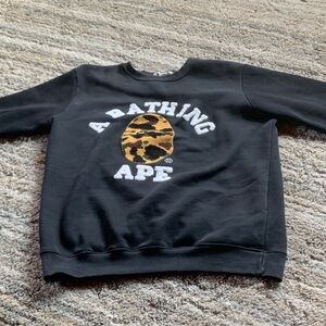 A Bathing Ape Black Sweatshirt